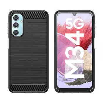 Funda для Samsung Galaxy M34 5G чехол Samsung Galaxy M14 M34 M54 Чехлы противоударные мягкие силиконовые защитный чехол для задней панели телефона For Samsung M34 5G чёрный