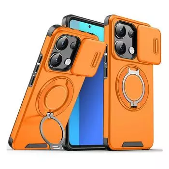 Funda For Xiaomi 14T Pro Magnetic Ring Folding Kickstand Phone Case For Xiaomi 14 T 14T Pro Slide Camera Protection Matte Cover Xiaomi 14t