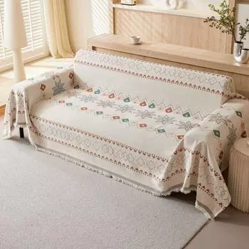 Funda Sofa Home Chenille Bohemia Диванный коврик Пледы Всесезонный Кемпинг Пикник Одеяло Чехол Чехол для дивана 180x130