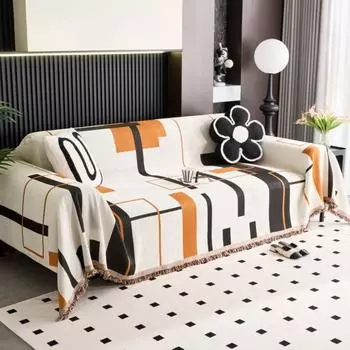 Funda Sofa Home Синель Kawaii Диванный коврик Пледы Всесезонный Кемпинг Пикник Одеяло Чехол Чехол для дивана 180x130