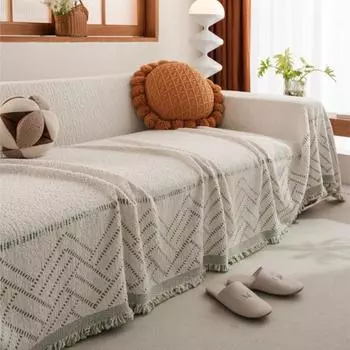 Funda Sofa Living Room Sofa Mat Throw Autumn Winter Sherpa Camping Sofa Cover Двусторонний доступность 180x130