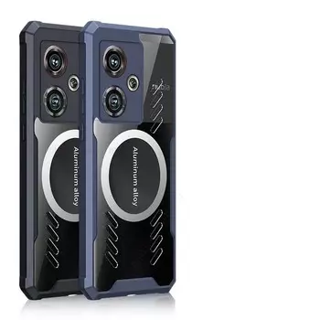 Fundas For Lenovo Legion Y70 For Magsafe Magnetic Phone Прозрачный чехол для Lenovo Legion Y70 Охлаждающий теплоотводящий противоударный чехол Magsafe For Legion Y70 синий