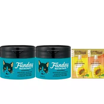 FUNDAY Moist One Step Gel 95 г x 2 шт. набор с бонусом Средства по уходу за кожей для бритья для мужчин «все в одном»