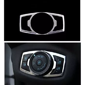 FUNDUOO для Ford Fusion Mondeo 2013 2014 2015 2016 фара переключатель лампы кнопочная панель хромированная крышка отделка