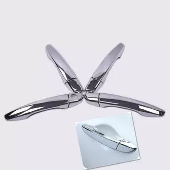 FUNDUOO для Hyundai Tucson 2015 2016 2017 2018 новый хромированный чехол на ручку двери автомобиля, накладка, бесплатная наклейка