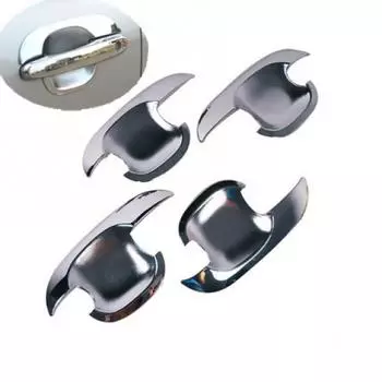 FUNDUOO для Kia Sportage 2005 2006 2007 2008 2009 2010 новая хромированная ручка двери автомобиля, крышка чаши, накладка, наклейка