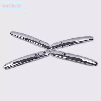FUNDUOO For Brilliance zhonghua FRV FSV H530 V5 НОВАЯ ХРОМИРОВАННАЯ НАКЛАДКА НА ДВЕРНУЮ РУЧКУ АВТОМОБИЛЯ С УМНОЙ ВХОДОМ 1 smart entry button