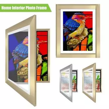 Функциональная детская художественная рамка, сменная фотография с длительным сроком службы золотистый