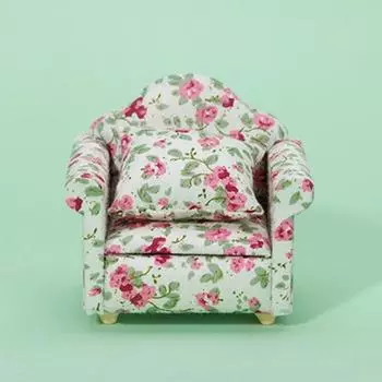 Функциональная гладкая поверхность, яркая, компактная, ролевая, косплей, диван, детская модель кукольного домика, игрушка, сувенир, подарок B