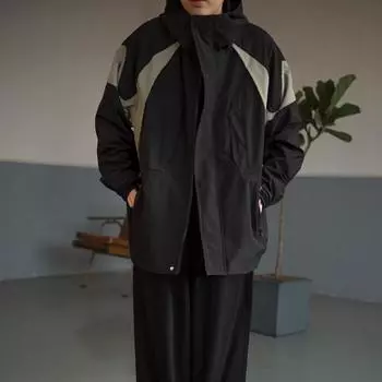 Функциональная куртка с капюшоном, мужская куртка на весну и осень, новая, подходящая по цвету, красивая, повседневная, спортивная, рабочая куртка, модная M