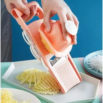 Функциональная овощерезка, машина для измельчения картофеля, измельчитель, измельчитель, грубый строгальный станок розовый