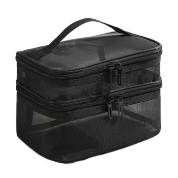 Функциональная сумка для хранения, двухслойный легкий органайзер белый