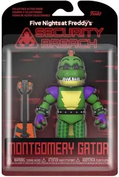 ФУНКЦИОНАЛЬНОЕ ДЕЙСТВИЕ Five Nights at Security BreachФИГУРКА Glamrock Gator Freddy s -