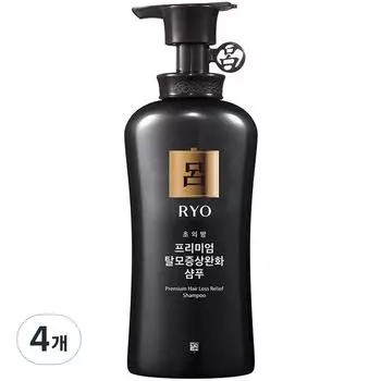 Функциональный шампунь Ryo Choui Bang Premium Hair Loss Symptom Relief, 490 мл, 4 шт.