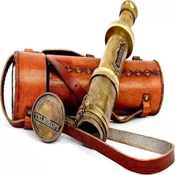 Функциональный телескоп, латунная стеклянная оптика и большое увеличение, детский телескоп, камуфляжная отделка, 45,72 см, длинная подзорная труба