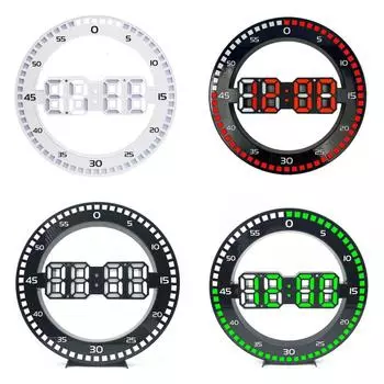 Функция будильника Цифровые настенные часы Различные настройки