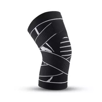 Функция фитнес-баскетбола, бега и езды на велосипеде с трикотажными высокоэластичными наколенниками для сухожилий колена M