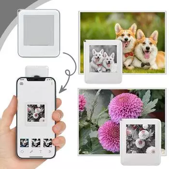 Функция NFC брелок 1,54-дюймовый трехцветный дисплей экран изображение беспроводной передачи брелок чернильный экран One Size