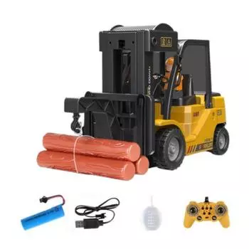 Функция распыления Пульт дистанционного управления Вилочный погрузчик Креативные детские игрушки-кран Инженерная машина Crane