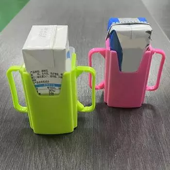 Функция Регулируемый Безопасный Малыш Практичный Самопомощник Сок Молоко Коробка Питьевая Коробка Держатель Чашки Для Малышей Ручки Поставка