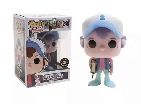 Funko анимированная Gravity Falls Dipper Pines Variation Chase виниловая фигурка POP. 3,75 дюйма зелёный