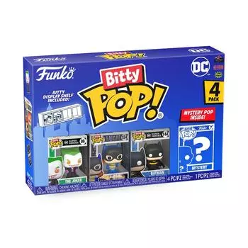 Funko Bitty DC DC Funko Bitty Pop Batman Joker 4 Piece Set Figure Pop!