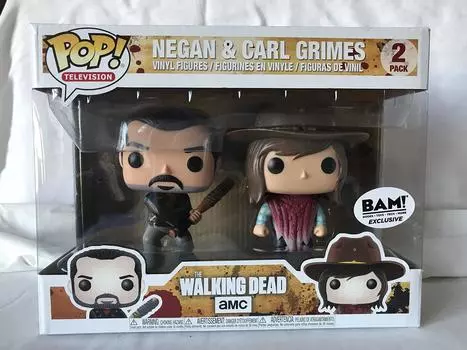 Funko Figurine Walking Dead Negan Carl Exclu Pop 10cm 0889698215343 - - 2-Pack & -