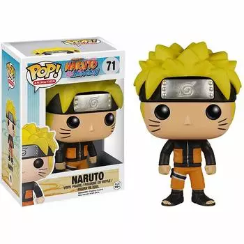 Funko NARUTO:NARUTO Shippuden x POP! Vinyl Figure & 1 POP! Compatible PET Plastic Graphic Protector Bundle [#071 / 06366 - B]