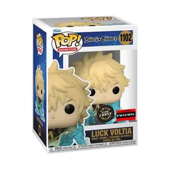 Funko Pop Black Clover Luck Voltia GITD Chase Pop Фигурка Аниме (Молниеносная броня) (Эксклюзив ААА)
