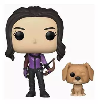 Funko Pop Hawkeye Кейт Бишоп с Lucky The Pizza Dog TV! & Приятель -