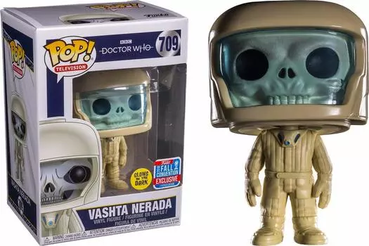 Funko POP Television Doctor Who Vashta Nerada Vinyl 2018 Fall Convention Shared Exclusive - Glow-in-The Dark