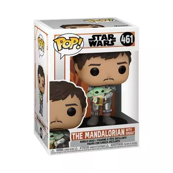 FUNKO STAR Мандо держит ребенка, похлопывает! ВОЙНЫ Мандалорские-