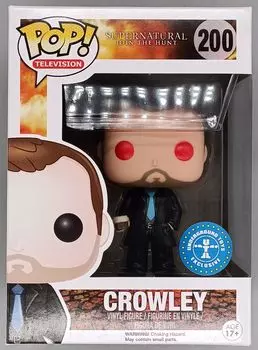 Funko Supernatural Television Crowley Exclusive Vinyl Figure POP! #200 [Red Eyes] [Item]