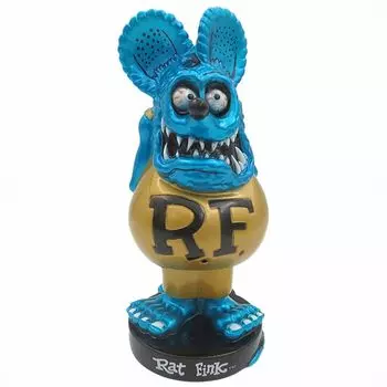 FUNKO Wacky Wobbler RAT FINK Limited Edition Rat Fink Bobbing Head Bobblehead Doll Figure (Синий металлик)