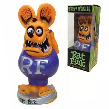 FUNKO Wacky Wobbler Stinky FINK Крыса Fink (оранжевый) Rat Fink качающаяся голова качающаяся кукла фигурка Rat Fink RF товары