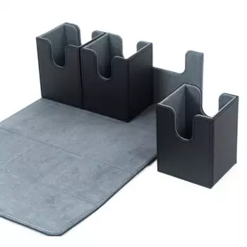 FUNKS Чехол для колоды, 3 предмета, магнитный тройной чехол, 3 предмета, 3 ряда, 3 колоды, хранилище для коллекционных карт, чехол для коллекционных карт, 3 ряда