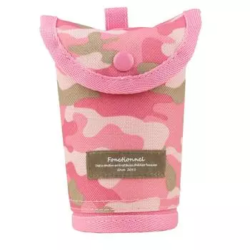 Funnies Pen Case Slide Pen Case Camouflage Pink 11414
