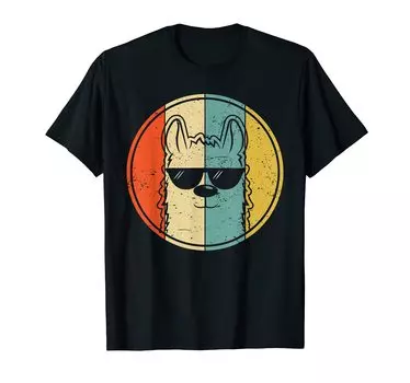 Funny Alpaca Retro Animal Love Animal Llama Gift T-Shirt T-Shirt
