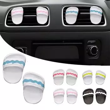 Funny Car Vent Clip Cute Slipper Design Decorative Vent Clips Decorative Air Fresheners Aromatherapy Outlet Interior Accessories чёрный