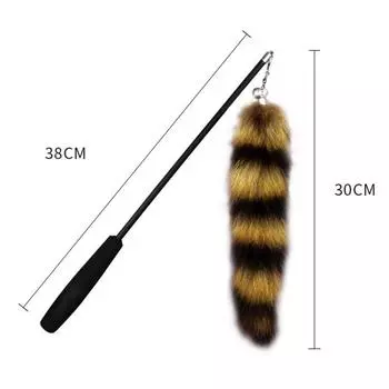 Funny Cat Feather Toy Feather Teaser Stick Wand Pet Retractable Feather Bell Refill Replacement Catcher Product For Kitten Teaser Stick
