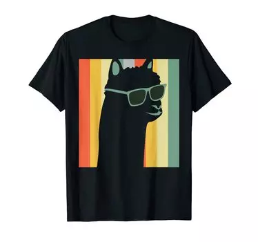 Funny Llama Vintage Retro Alpaca T-Shirt