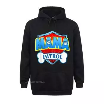 Забавная мама Патро-собака, мама, папа для унисекс, женская толстовка с капюшоном, унисекс, распространенные хлопковые топы с принтом, унисекс, толстовка с капюшоном, унисекс, толстовка L