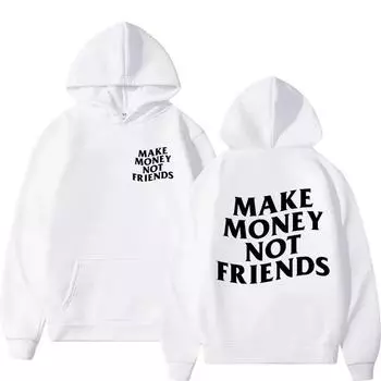 Funny Need Money Letter Print Hoodie Fashion XS