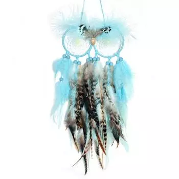 Funny Owl Dream Catcher Net Creative Wall Hanging Pendant Craft Smart Bird Dreamcatcher Bedroom