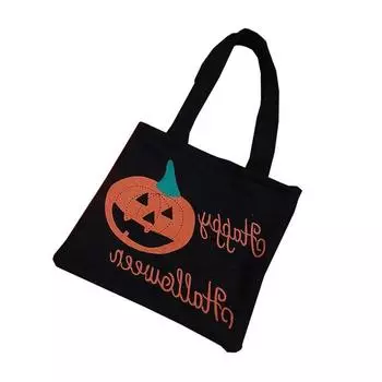 Funny Personality Pumpkin Non-Woven Ghost Festival Hand-Held Candy Bag