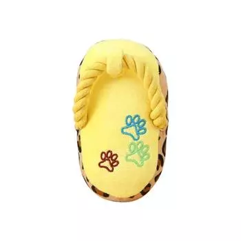 Забавные игрушки для домашних собак, плюшевые тапочки, укус куриной лапки, форма ботинка для маленьких и средних собак, для обучения кошек на открытом воздухе, для снятия беспокойства синий