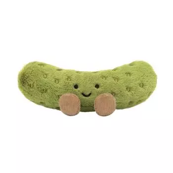 Funny Positive Cucumber Dolls Plush Cucumber Dolls Keychain Bag Bag Ornament Gifts One Size зелёный