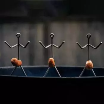 Забавный держатель для колбасы, портативный гриль для хот-догов, железная стойка для барбекю, универсальная подставка для жаровни, подставка для гриля, инструменты для барбекю, кухонная стойка для барбекю серебряный