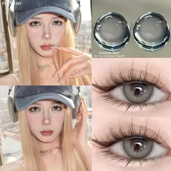 Funsachy 1 пара новых цветных контактных линз, косметика для глаз, корейская 1 пара, модные линзы, цветные линзы Comestic