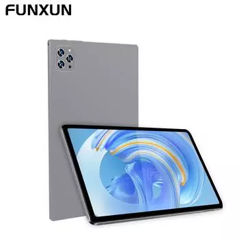 FUNXUN 10,1-дюймовый планшет 4 + 64 ГБ ПК с большим экраном Android 11 SIM-карта WIFI OCourse COD nline 4GB+64GB синий